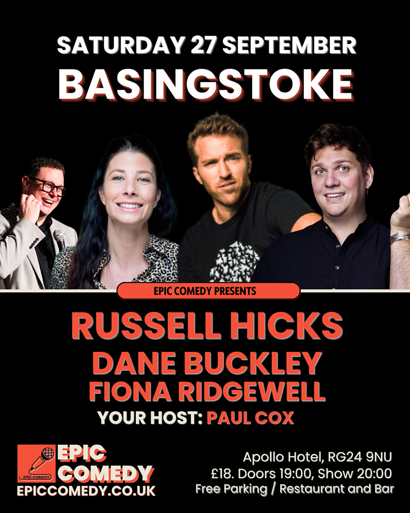 Epic Comedy NIght in Basingstoke September 2025